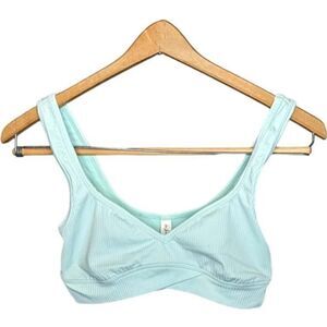 For Love‎ & Lemons Gemma Lounge Bra Sports Bra Light Blue Size Small